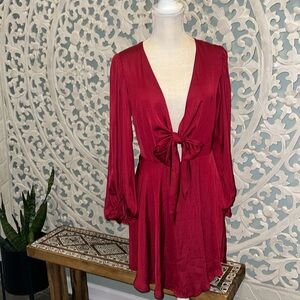 Saints+secrets wine dress